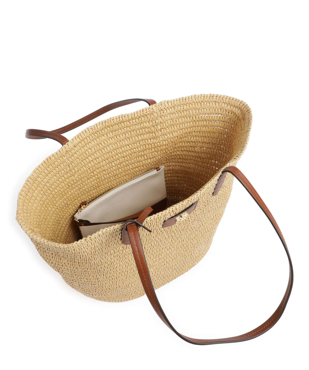 Lauren Ralph Lauren Brie 31 Straw Tote bag natural/tan