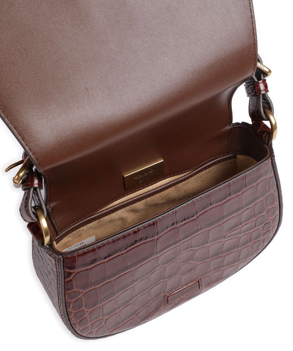 Lauren Ralph Lauren Tanner Medium Crossbody bag dark mahogany