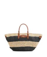 Lauren Ralph Lauren Daphney 40 Straw Handtasche natural/black/lauren tan