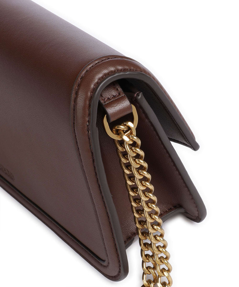 Lauren Ralph Lauren Sawyer Medium Shoulder bag dark mahogany