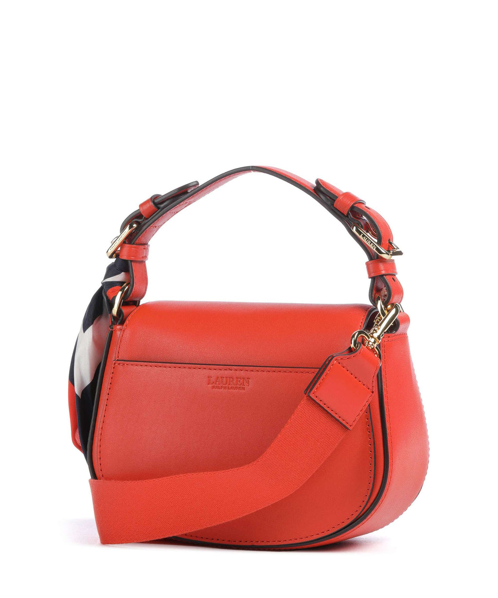 Lauren Ralph Lauren Tanner Medium Crossbody bag orange lily