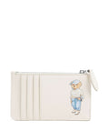 Polo Ralph Lauren Bear Eran Cable Credit card holder ivory