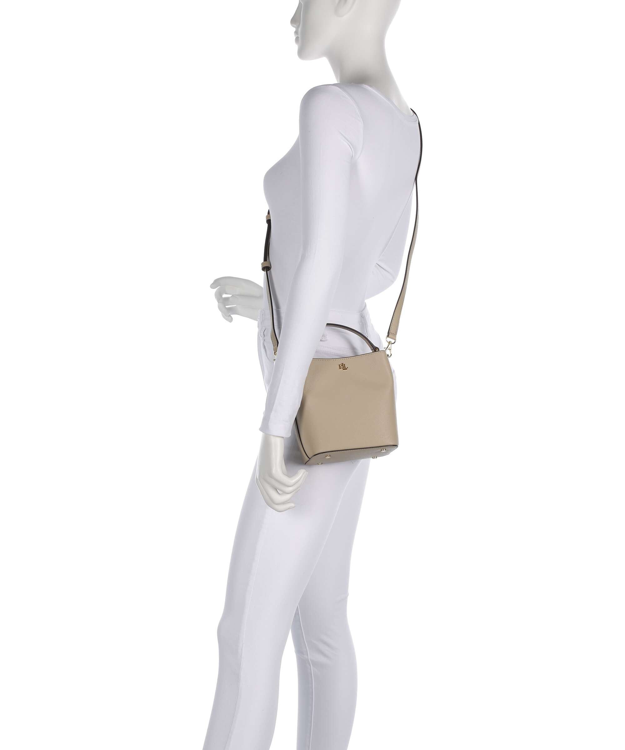 Lauren Ralph Lauren Reese Small Bucket bag birch tan
