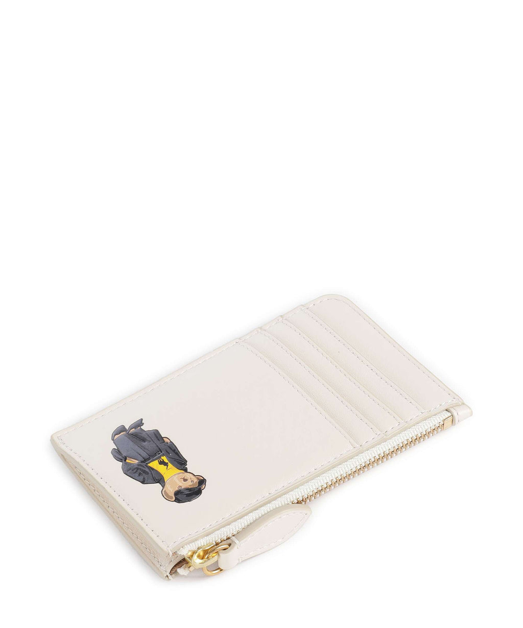 Polo Ralph Lauren Bear Holiday Credit card holder ivory