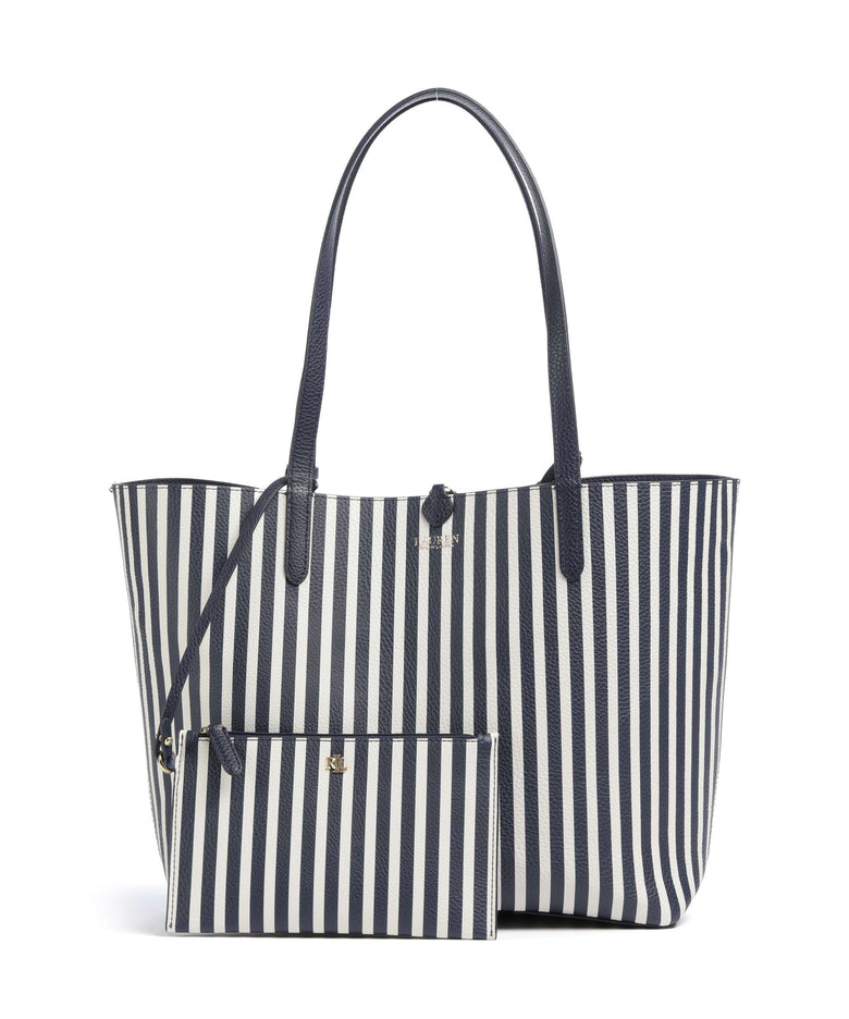 Lauren Ralph Lauren Medium Tote bag refined navy/skinny stripe
