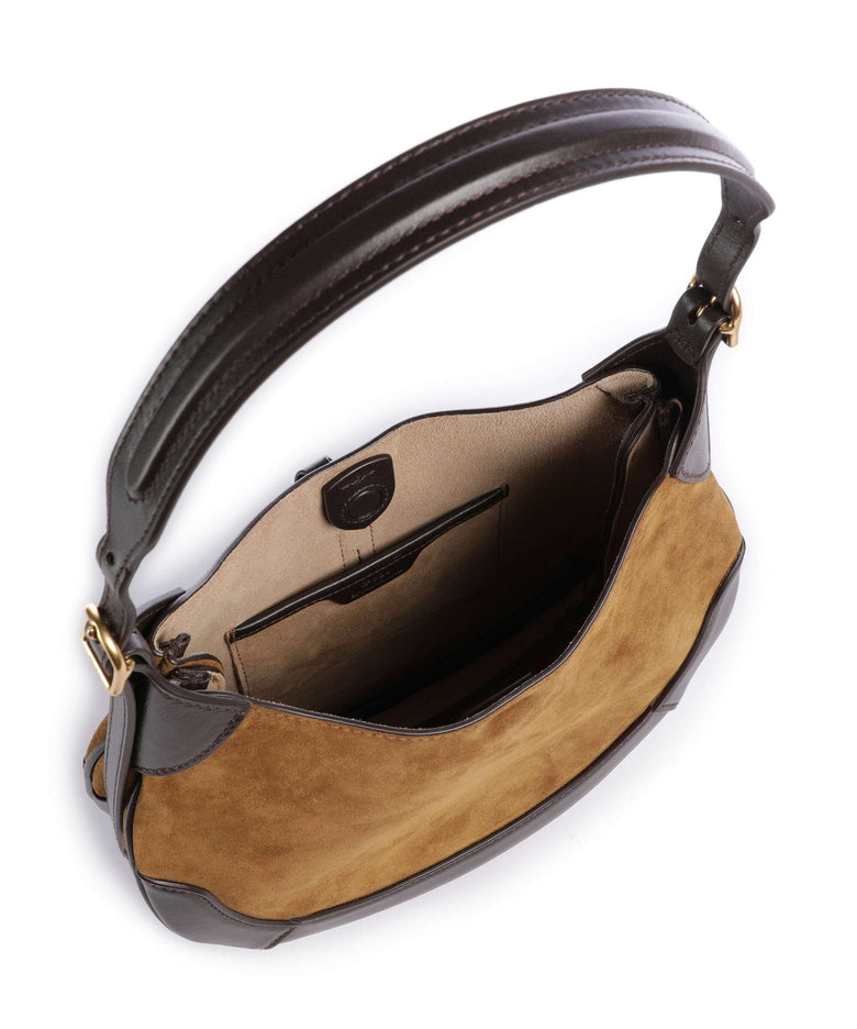 Polo Ralph Lauren ID Collection Small Hobo bag maple tobacco