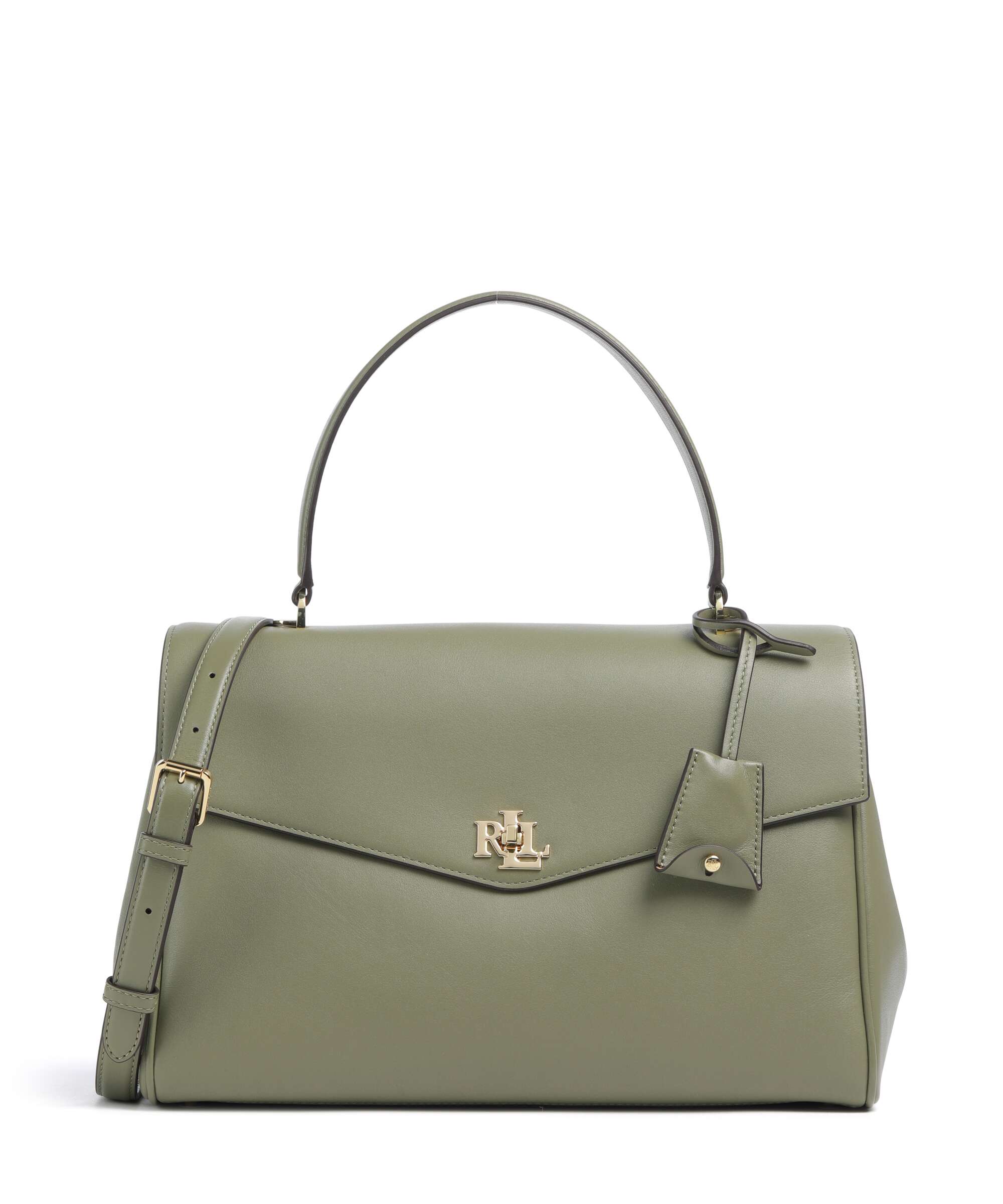 Lauren Ralph Lauren Farrah Medium Handbag sage green