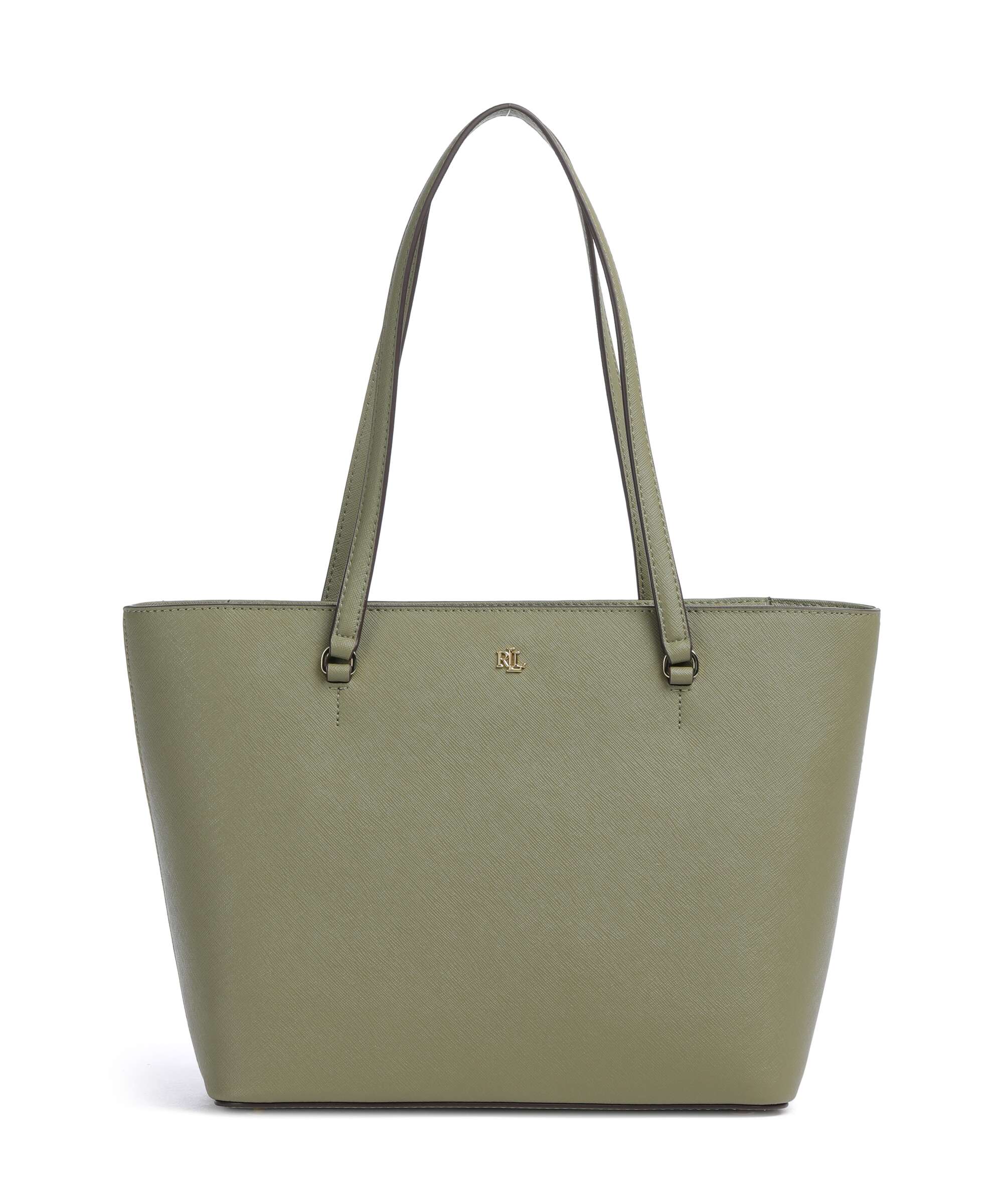 Lauren Ralph Lauren Karly Medium Tote bag sage green