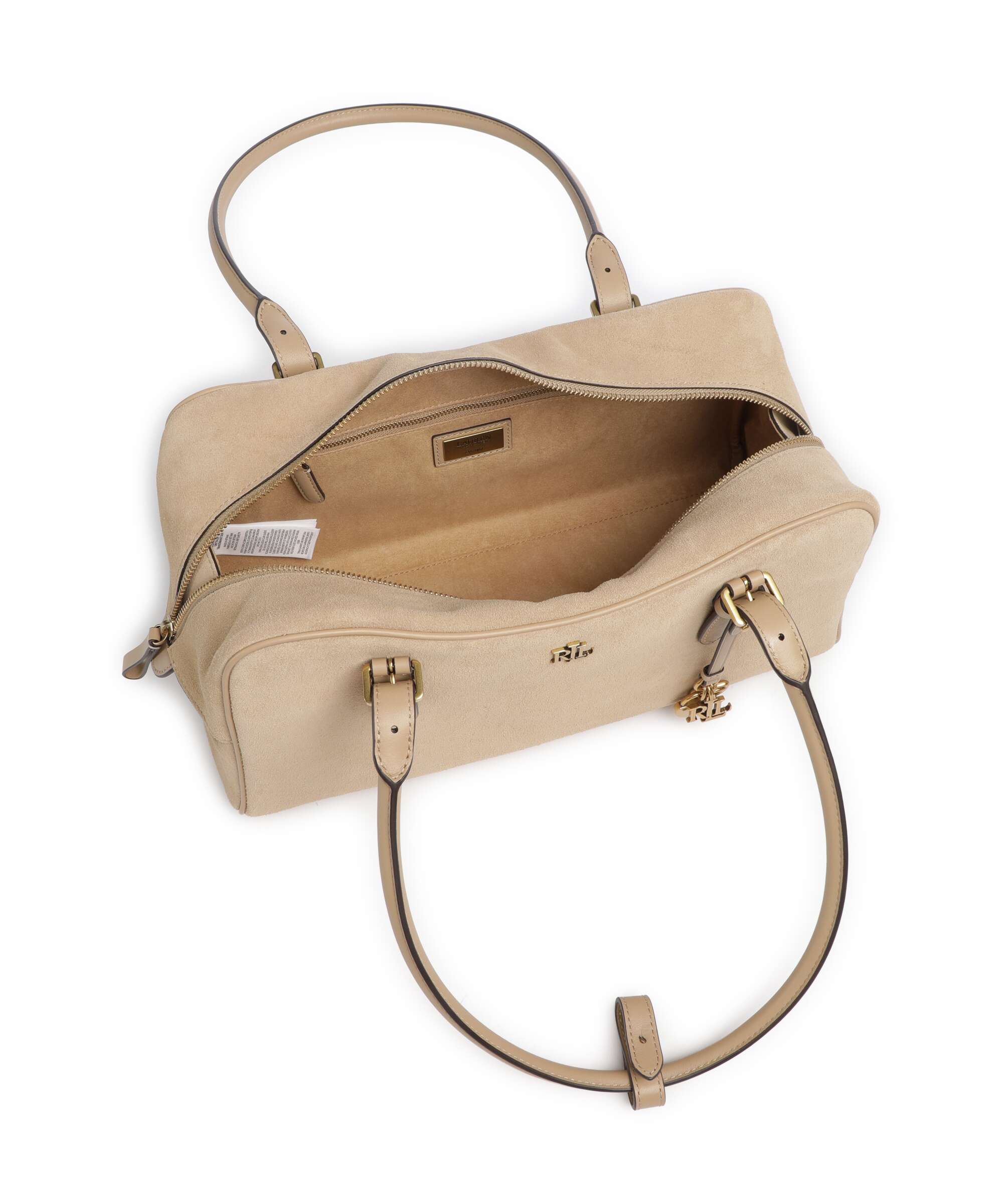 Lauren Ralph Lauren Marcy Large Shoulder bag tan