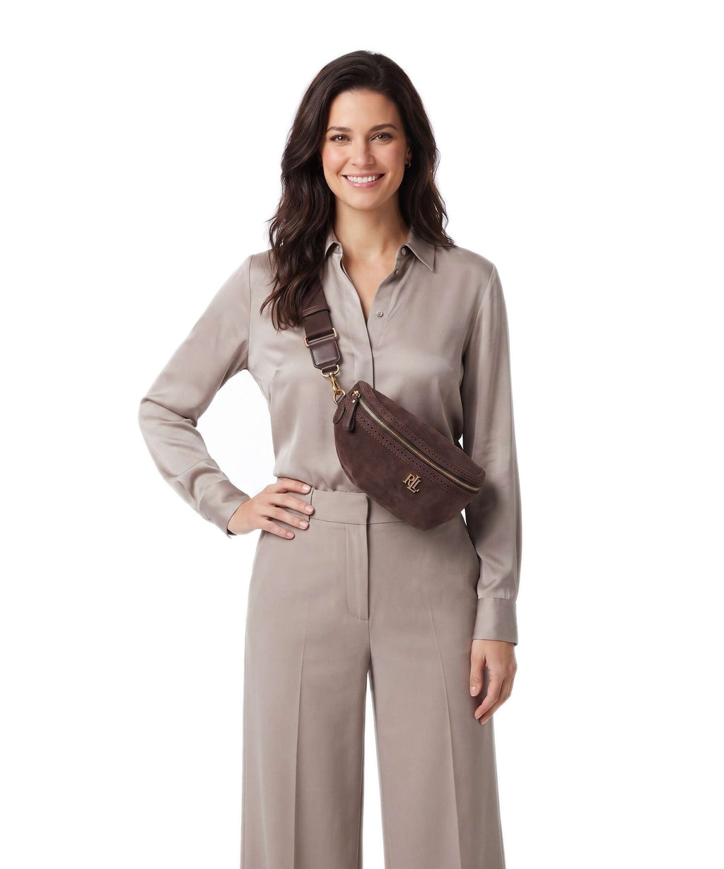 Lauren Ralph Lauren Marcy Belt bag chestnut brown