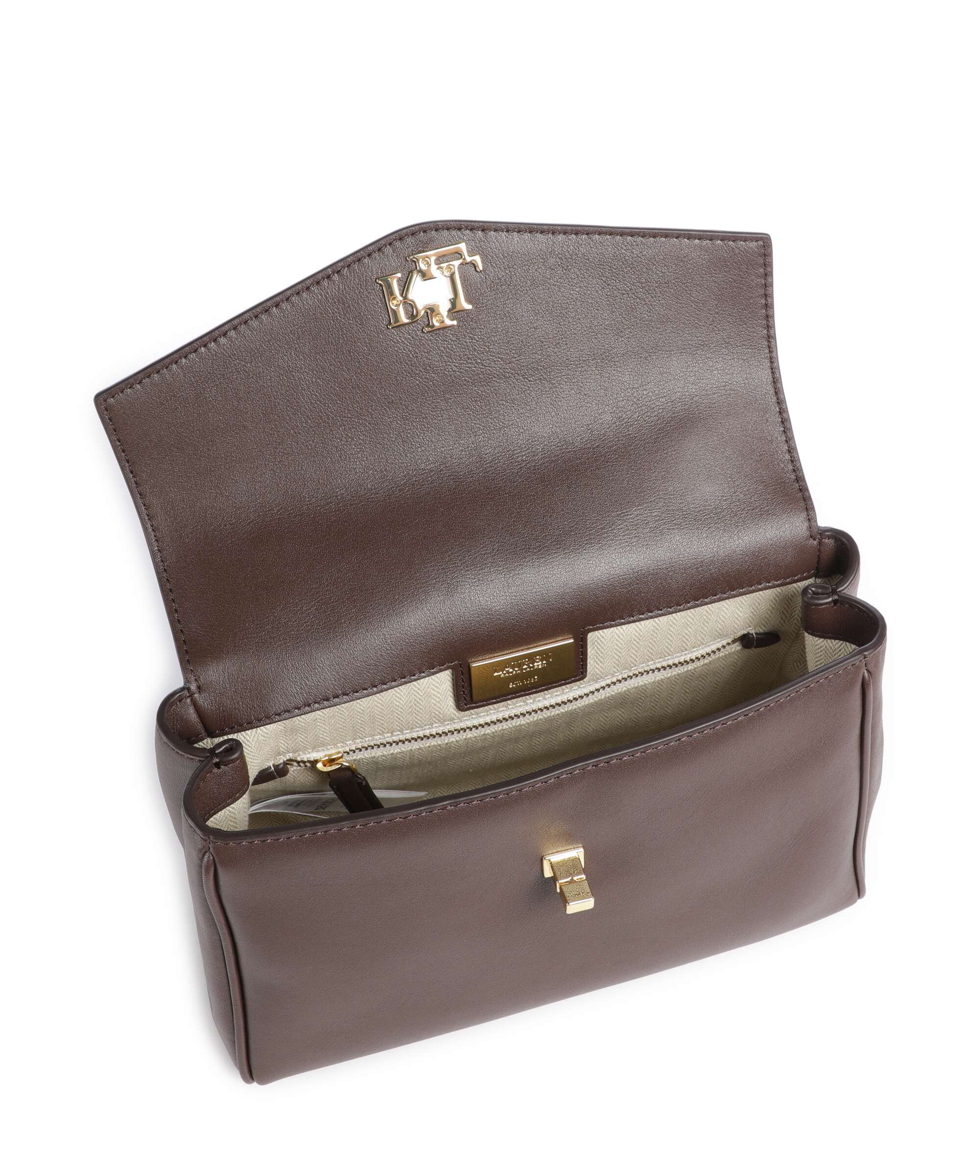 Lauren Ralph Lauren Farrah Small Handbag chestnut brown
