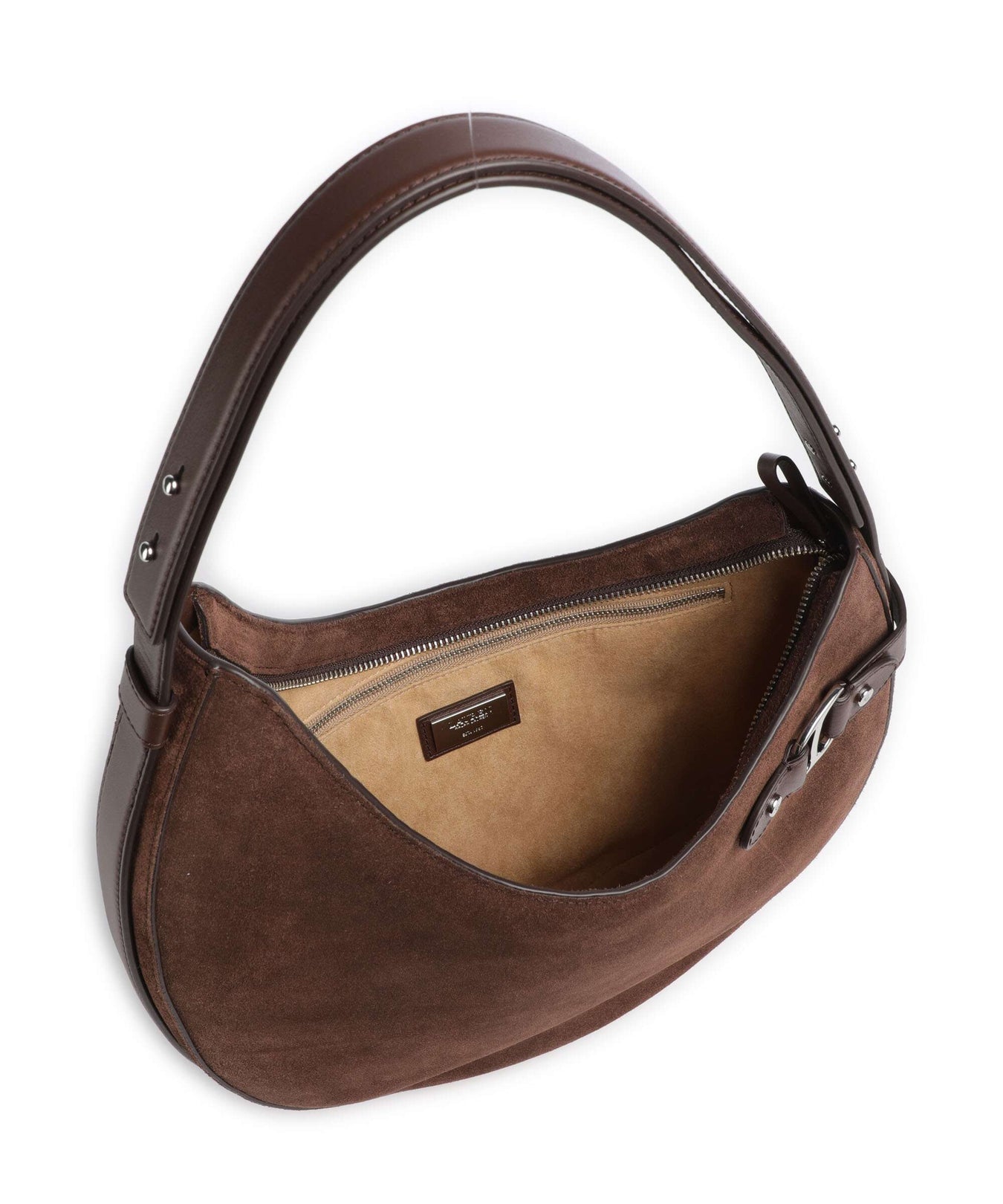 Lauren Ralph Lauren Tasha Large Hobo bag dark hickory