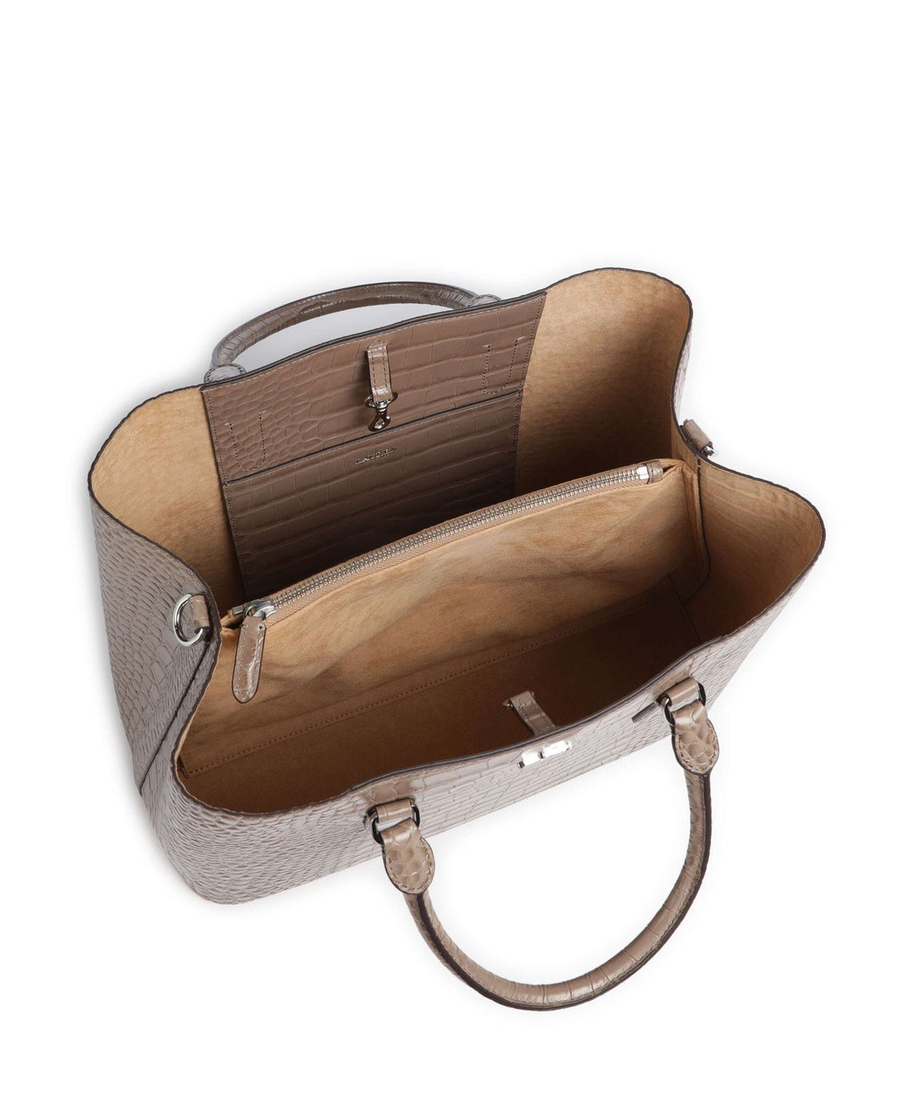 Lauren Ralph Lauren Marcy 36 Handbag taupe brown