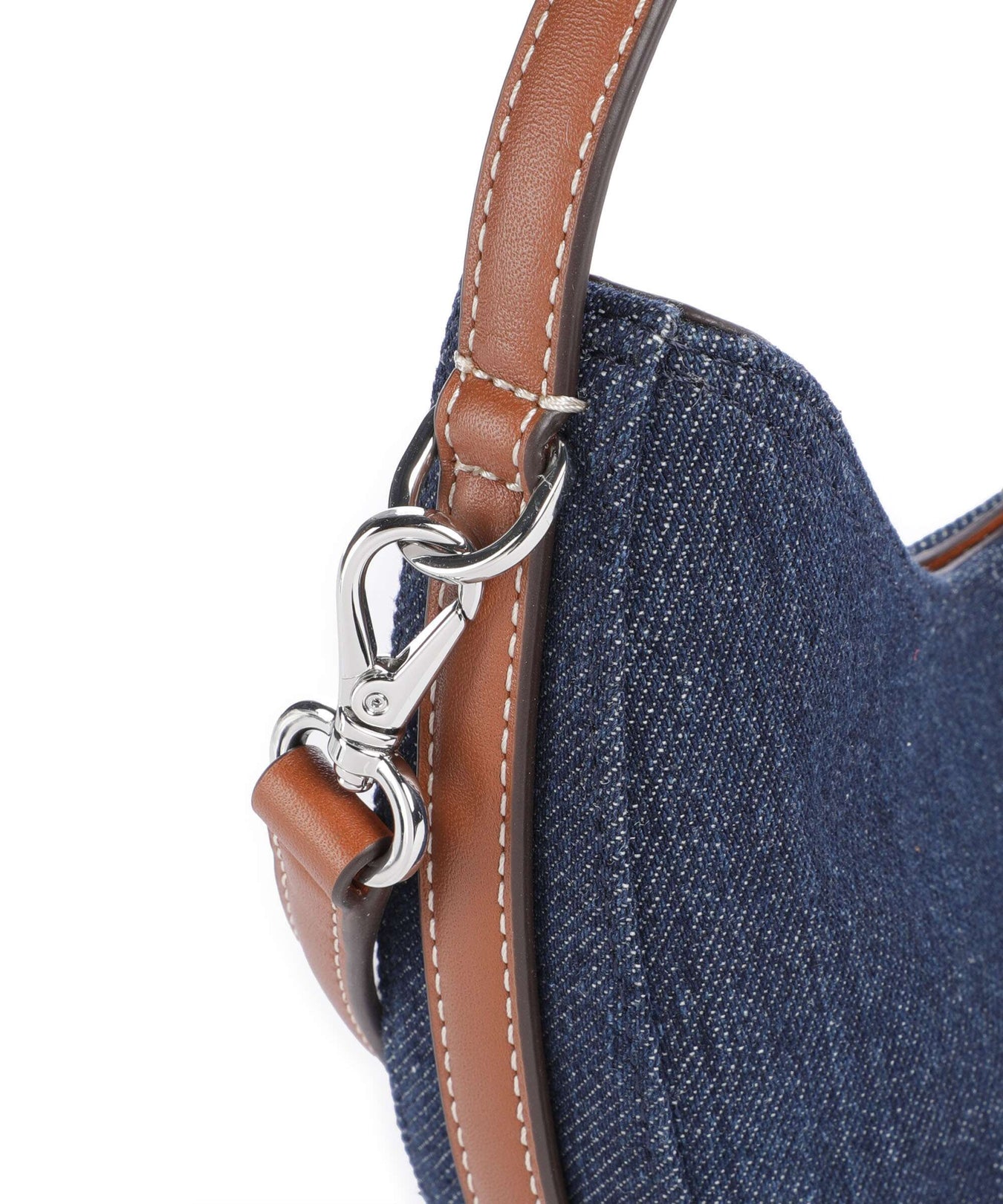 Lauren Ralph Lauren Tasha Small Crossbody bag rinse wash denim/auren tan