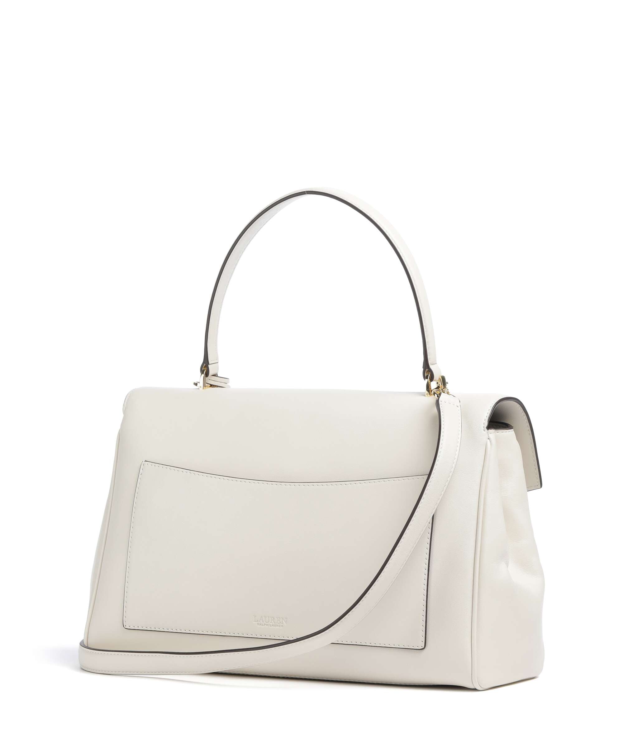Lauren Ralph Lauren Farrah Medium Handbag soft white