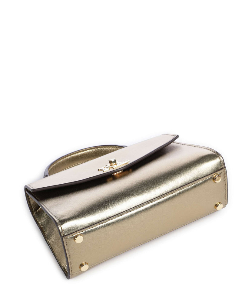 Lauren Ralph Lauren Farrah Small Handbag antique gold