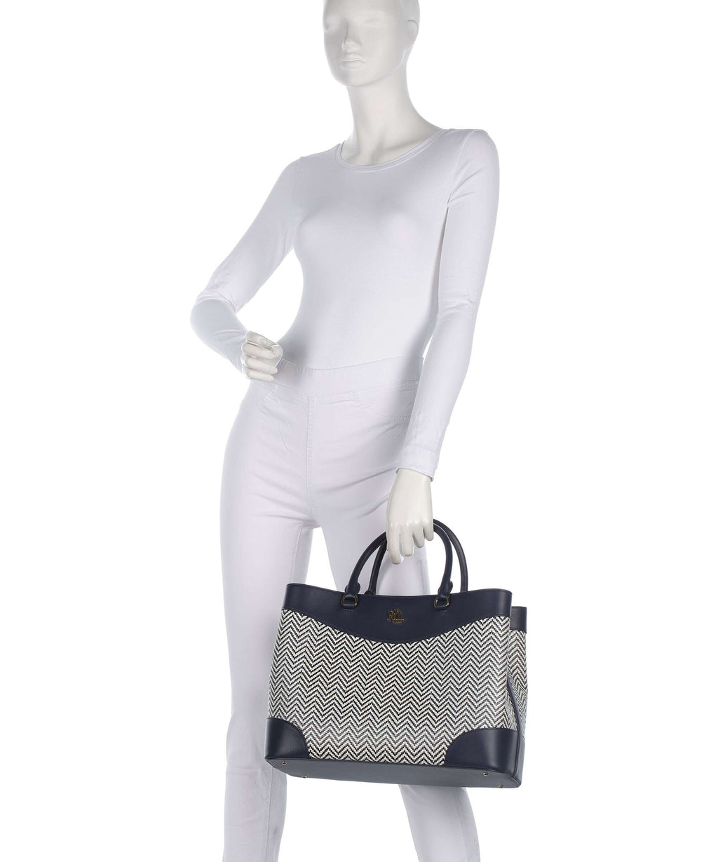Lauren Ralph Lauren Marcy 36 Handbag refined navy/soft white