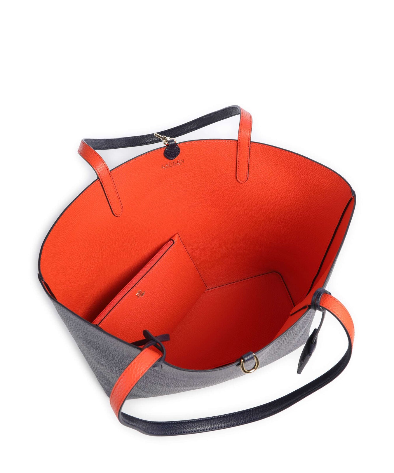 Lauren Ralph Lauren Medium Tote bag refined navy/dusk orange