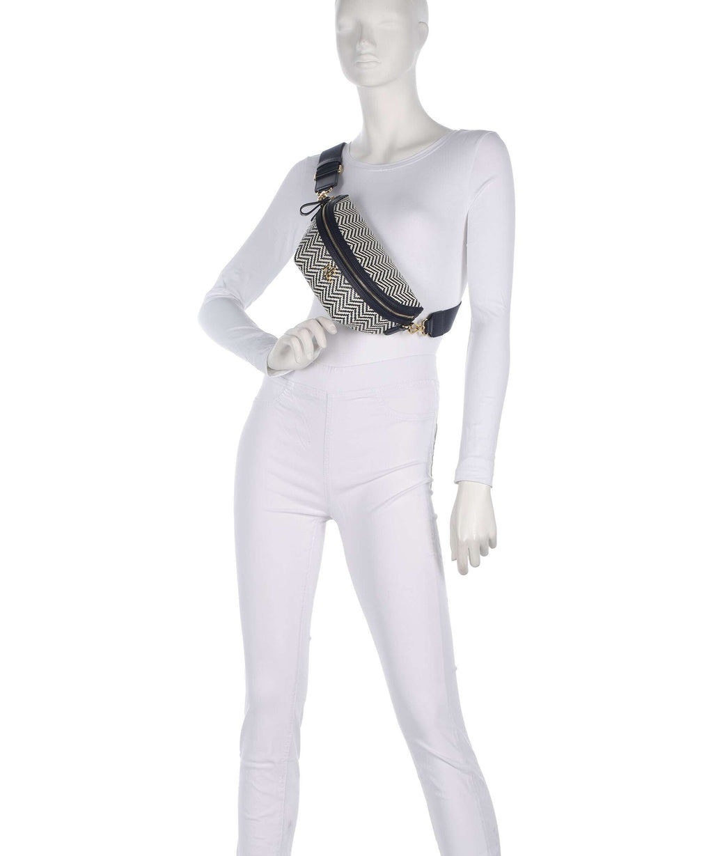 Lauren Ralph Lauren Marcy Belt bag refined navy/soft white