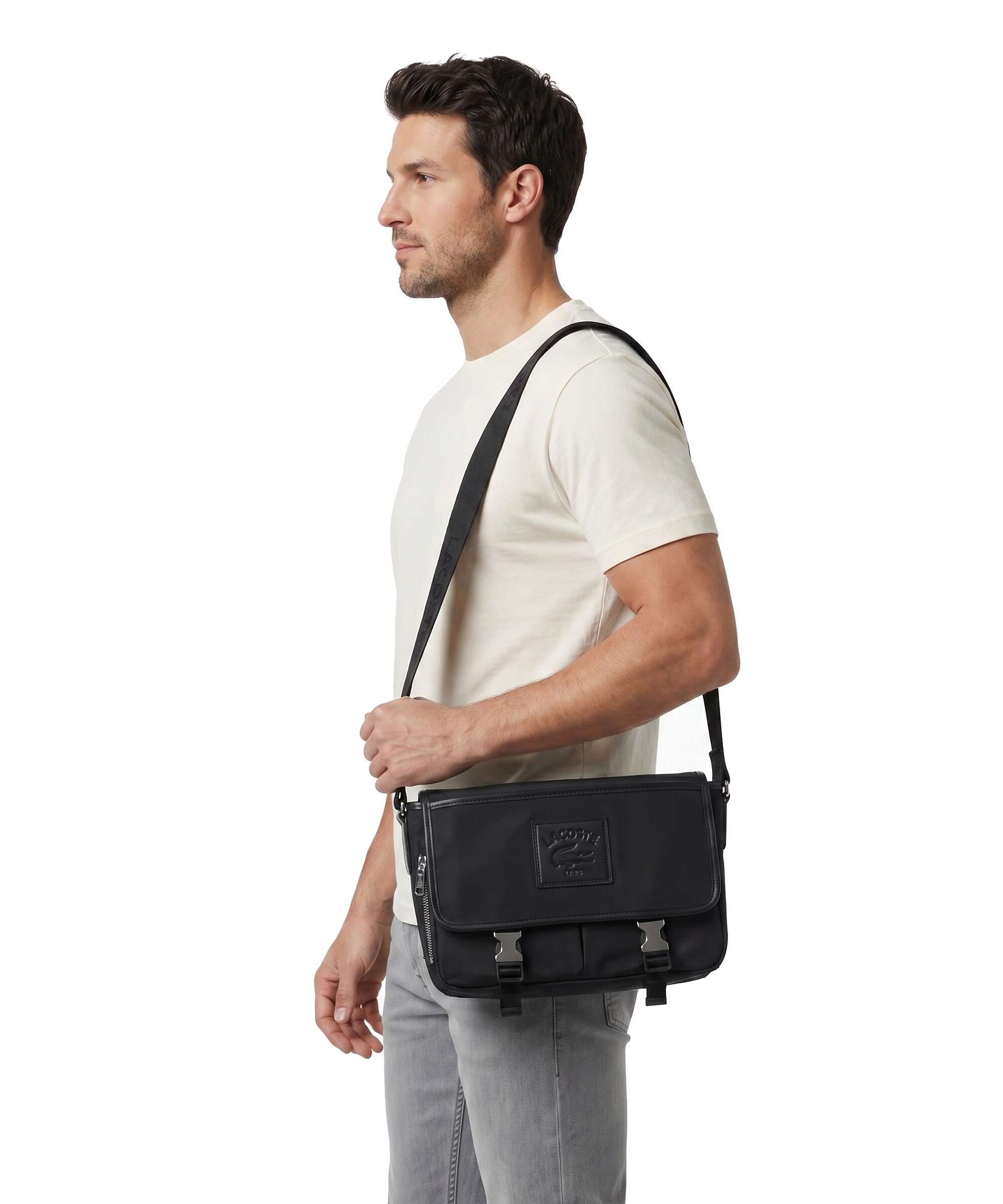 Lacoste Classics Messenger bag noir
