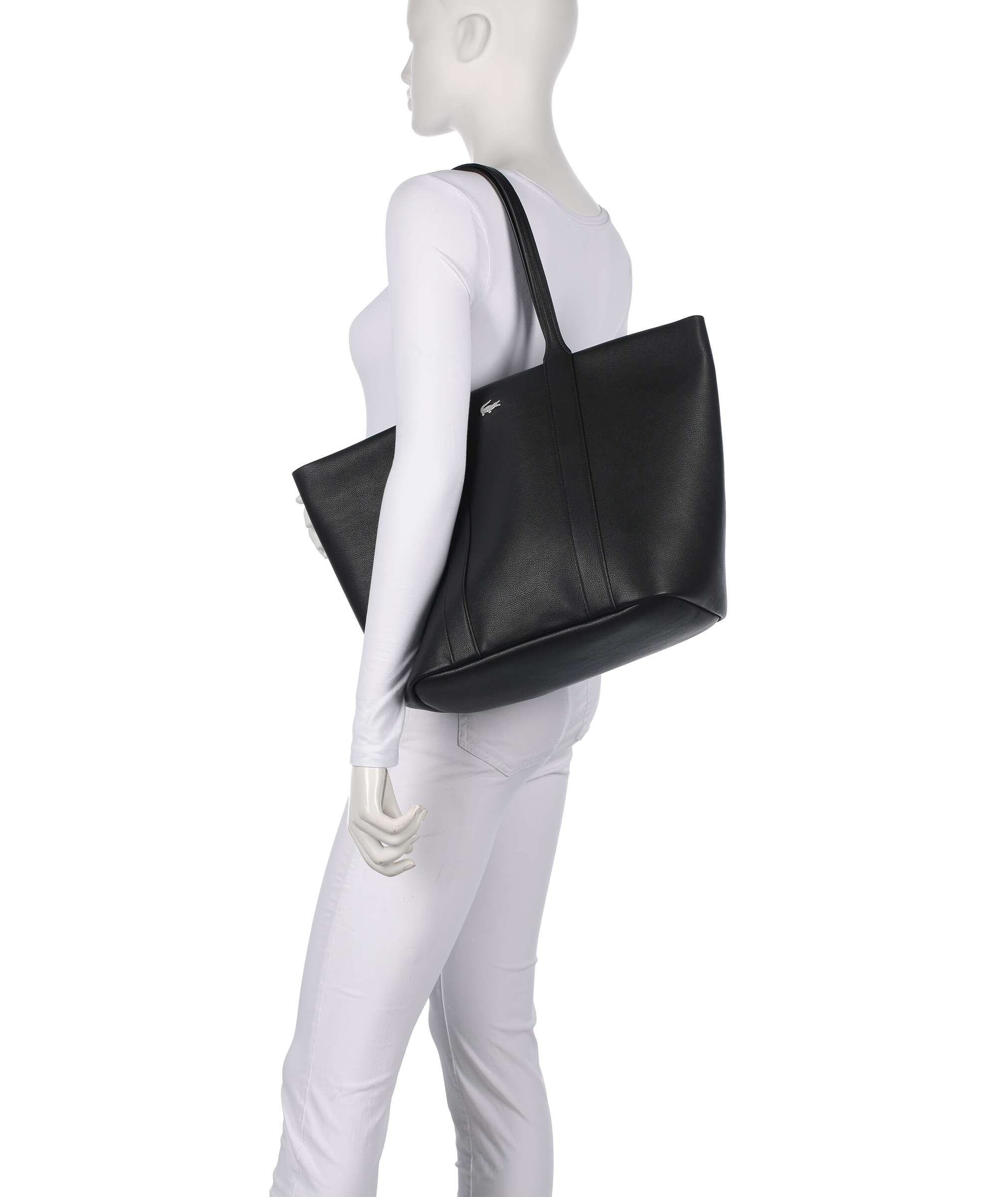 Lacoste Authentic Tote bag noir