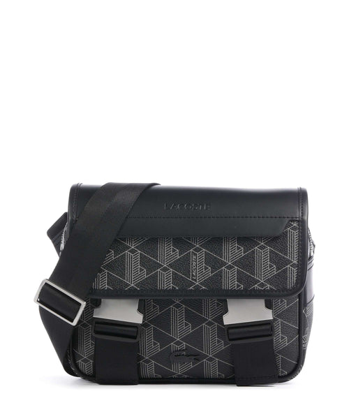 Lacoste The Blend Crossbody bag monogram noir/gris