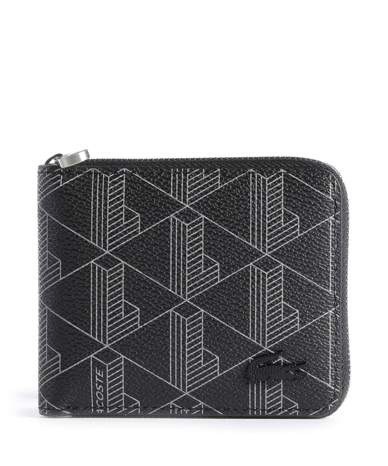 Lacoste The Blend Wallet allover monogram/noir/gris