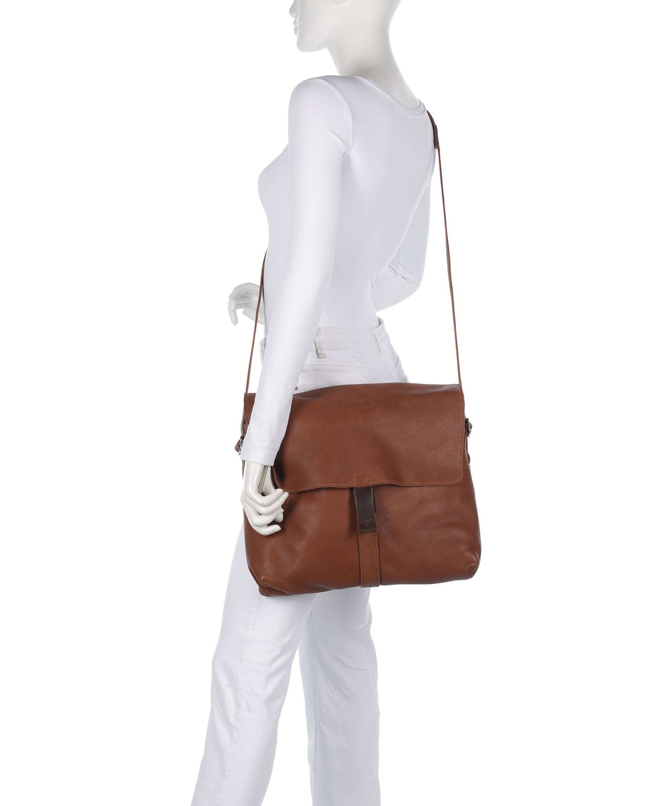 Harold's Lift Briefcase cognac