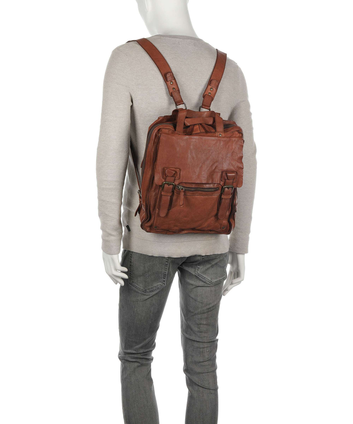 Harold's Submarine Backpack cognac