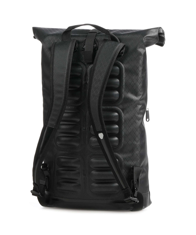 Ortlieb Metrosphere 21 Rolltop backpack black embossed