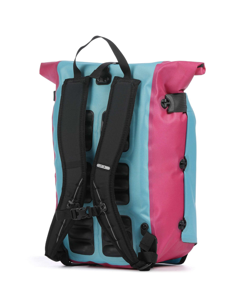 Ortlieb Vario Cyber 26 Cycling backpack cyber blue/pink