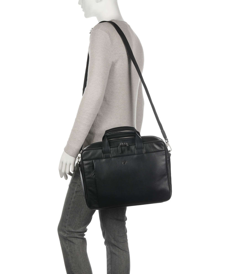Braun Büffel Golf 2.0 Briefcase schwarz