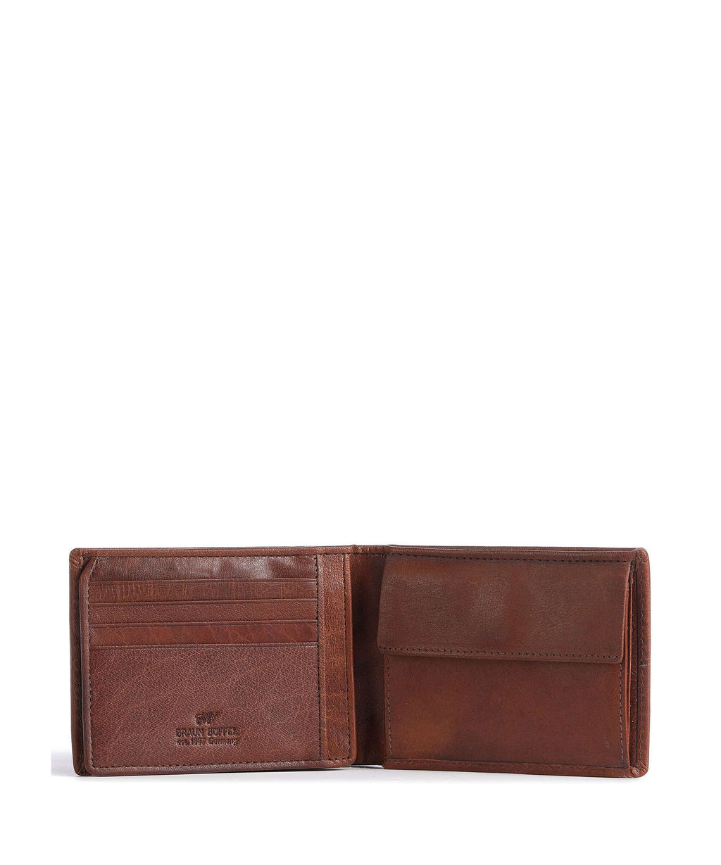 Braun Büffel Sven RFID Wallet cognac