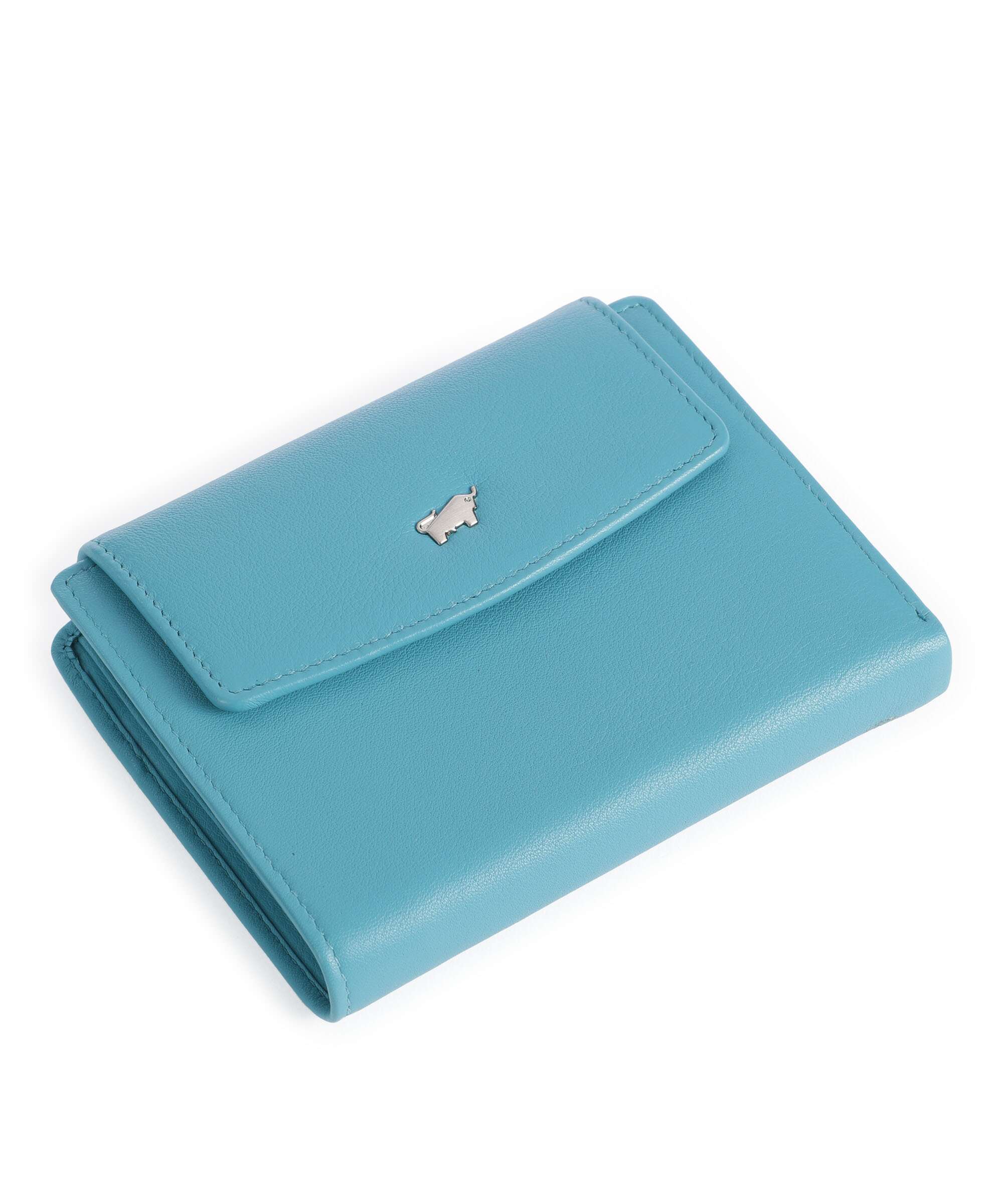 Braun Büffel Joy Wallet türkis