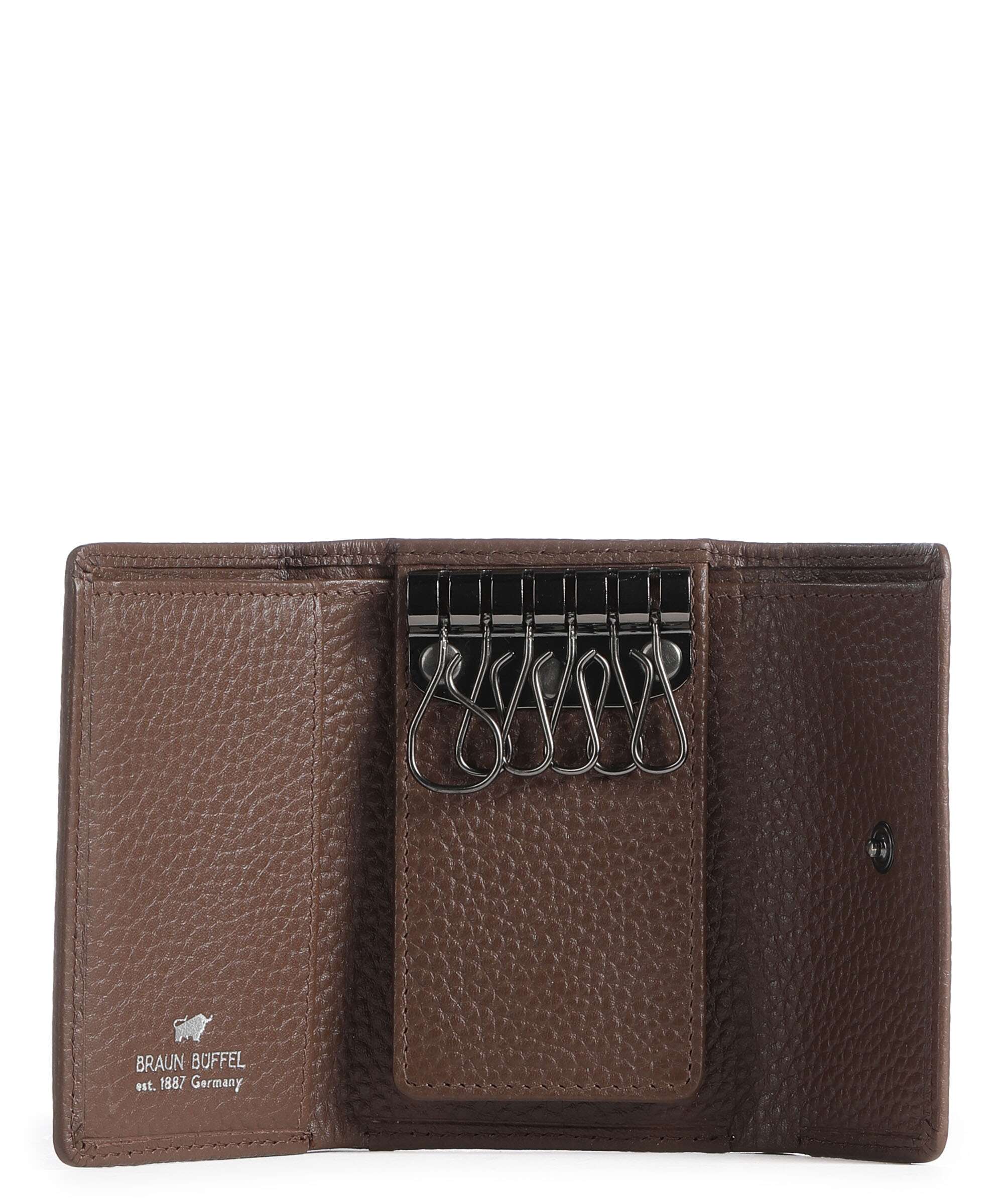 Braun Büffel Theo Key case nut