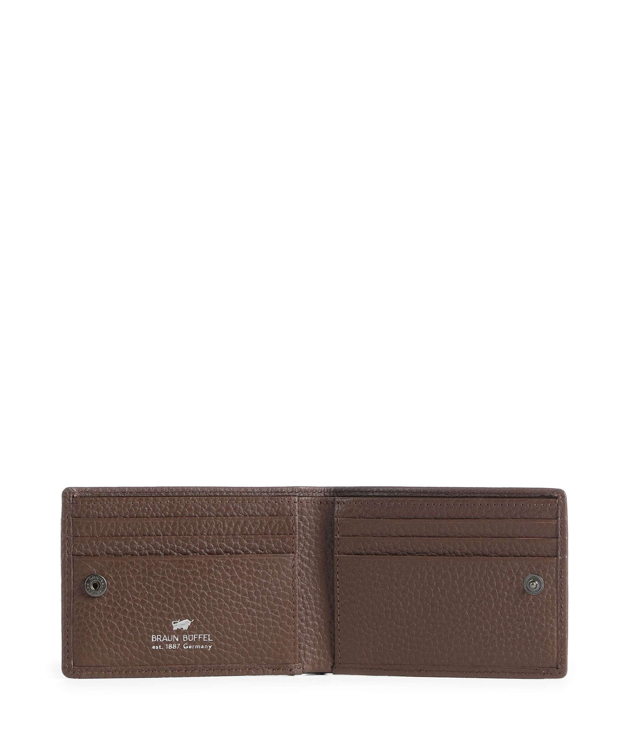 Braun Büffel Theo RFID Wallet nut