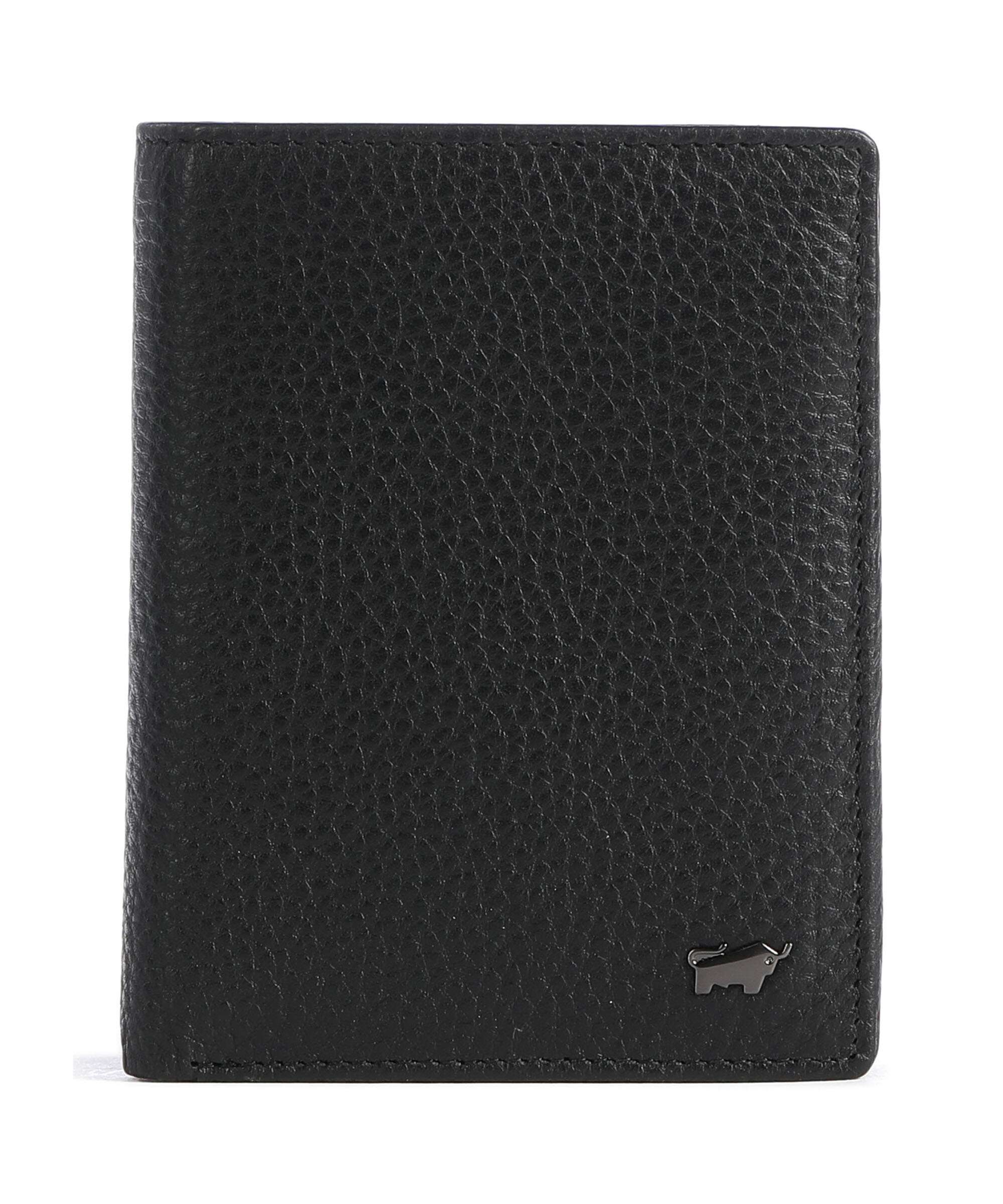 Braun Büffel Theo Wallet schwarz