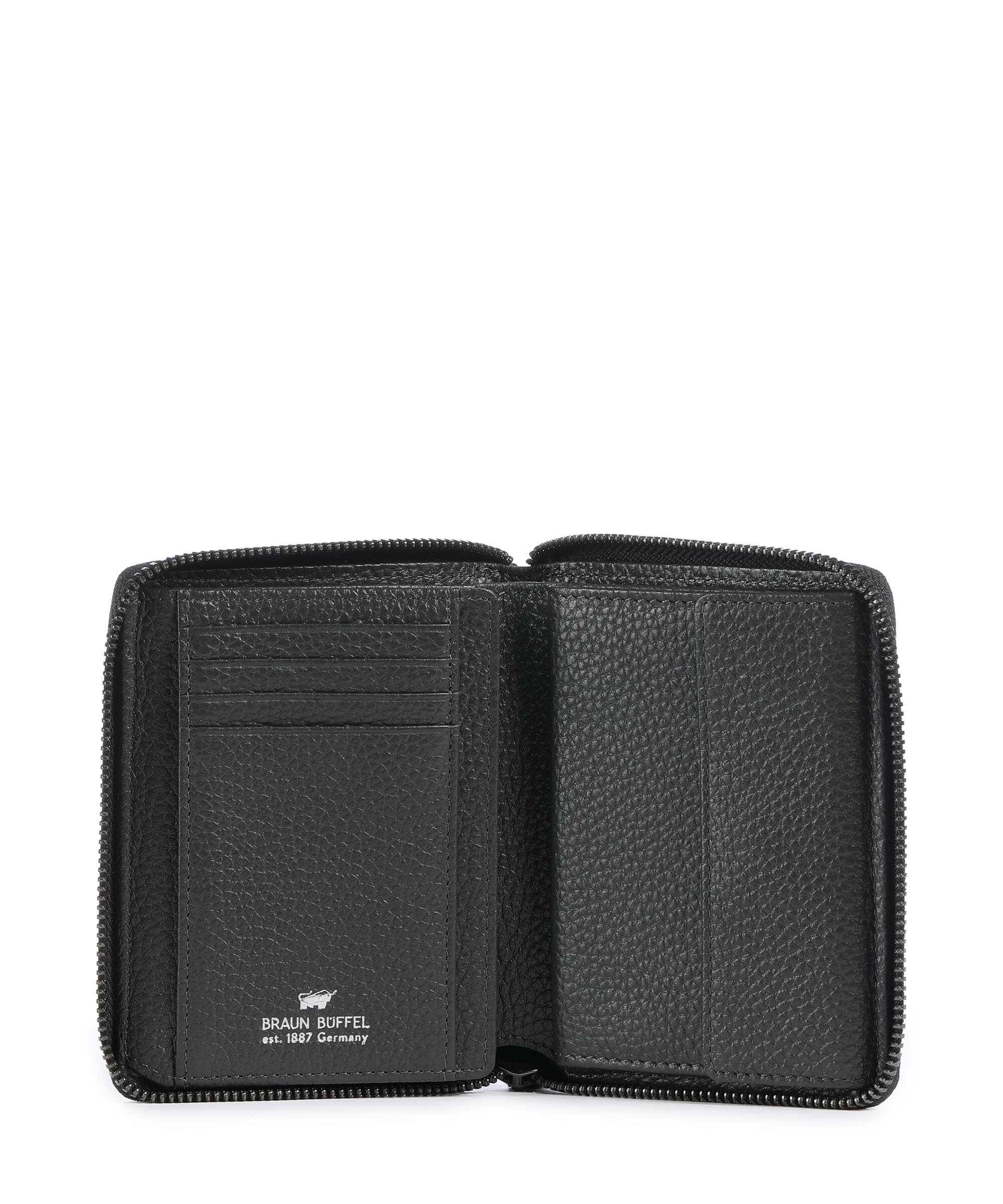 Braun Büffel Theo RFID Wallet dark grey