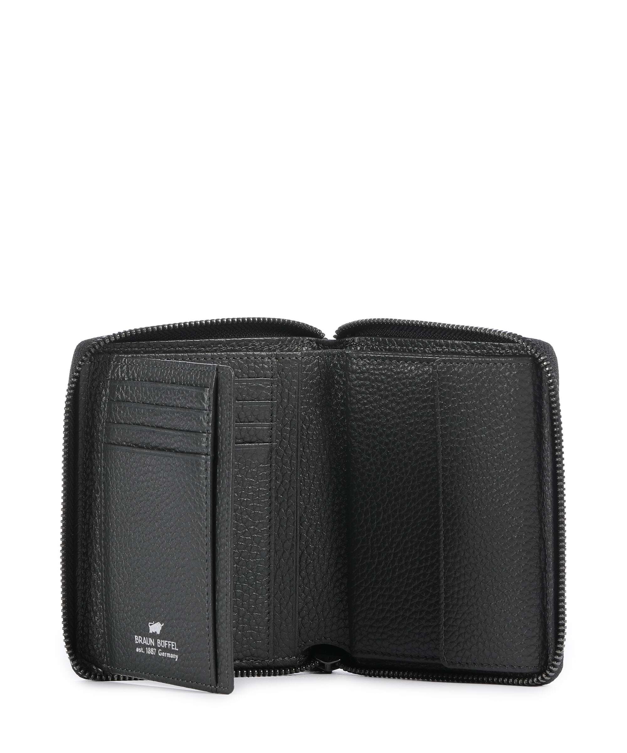 Braun Büffel Theo RFID Wallet dark grey