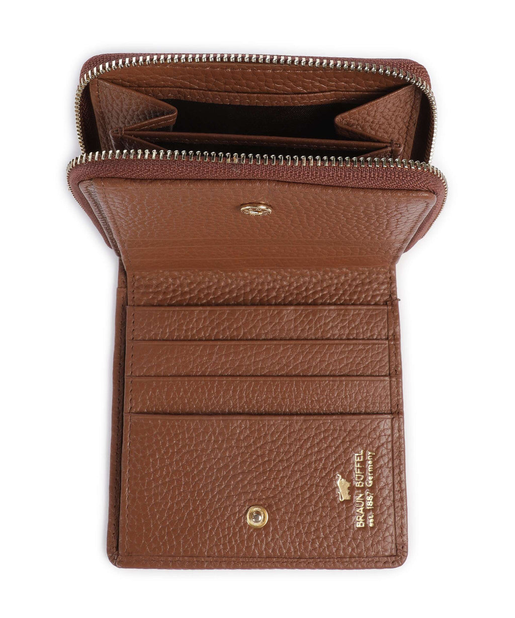 Braun Büffel Asti Wallet saddle brown