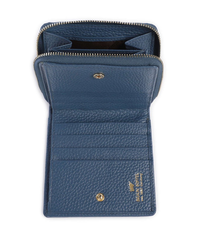 Braun Büffel Asti RFID Wallet dawn blue