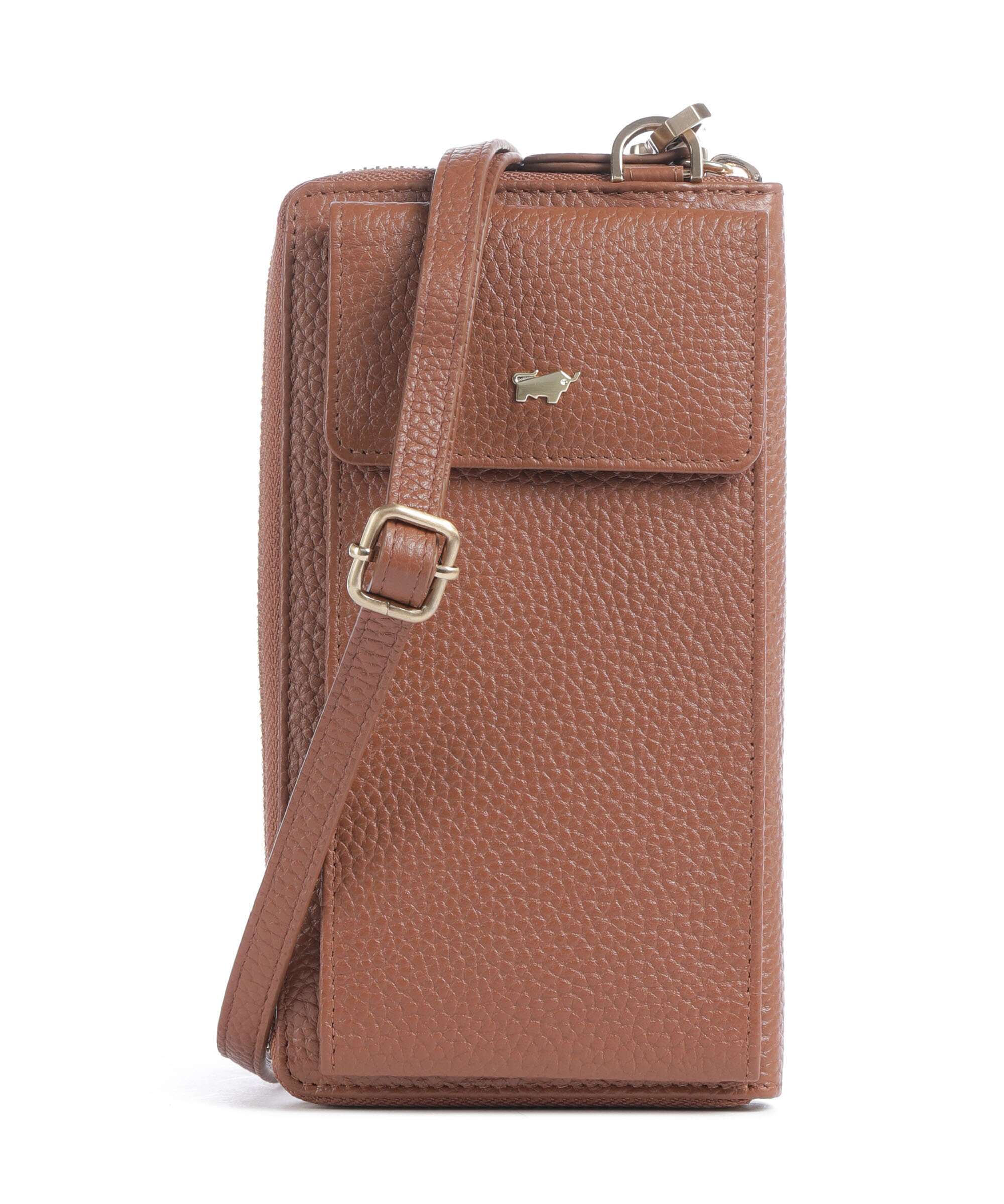 Braun Büffel Asti Phone bag saddle brown