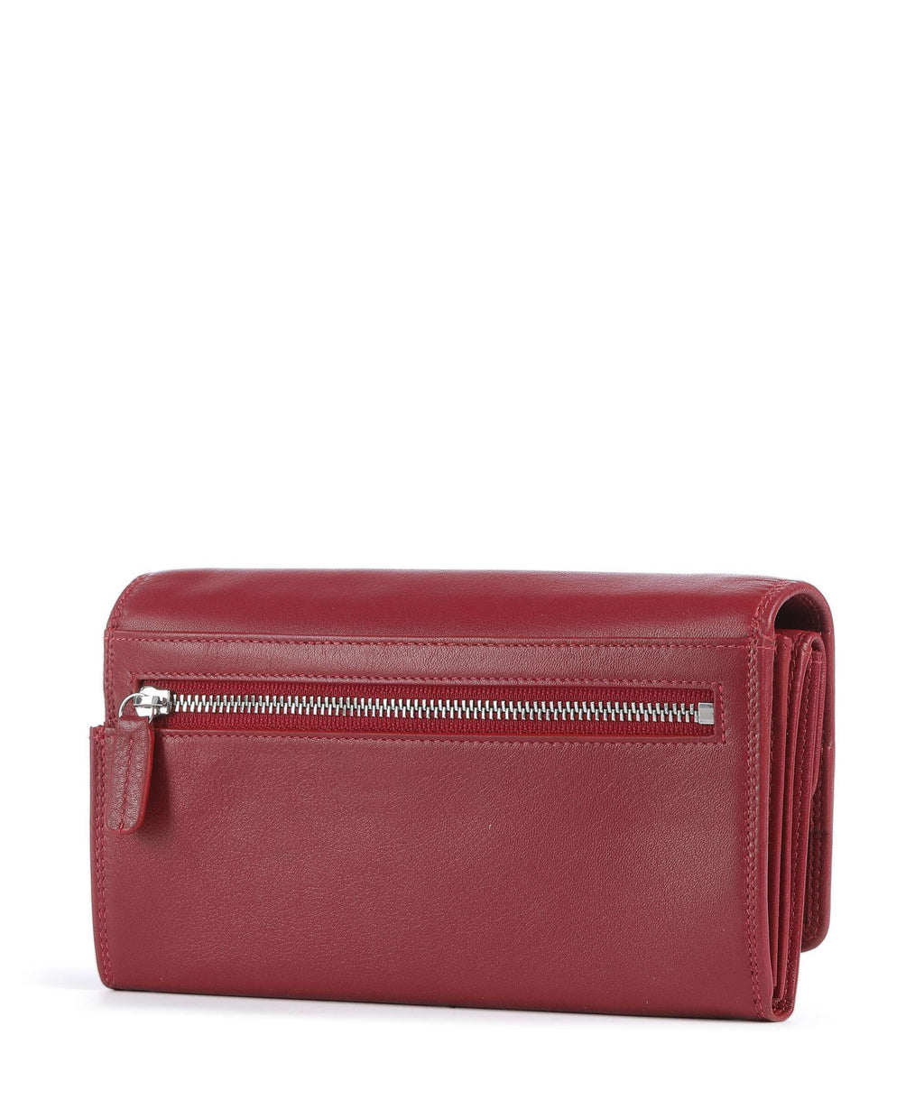 Braun Büffel Golf Wallet rot