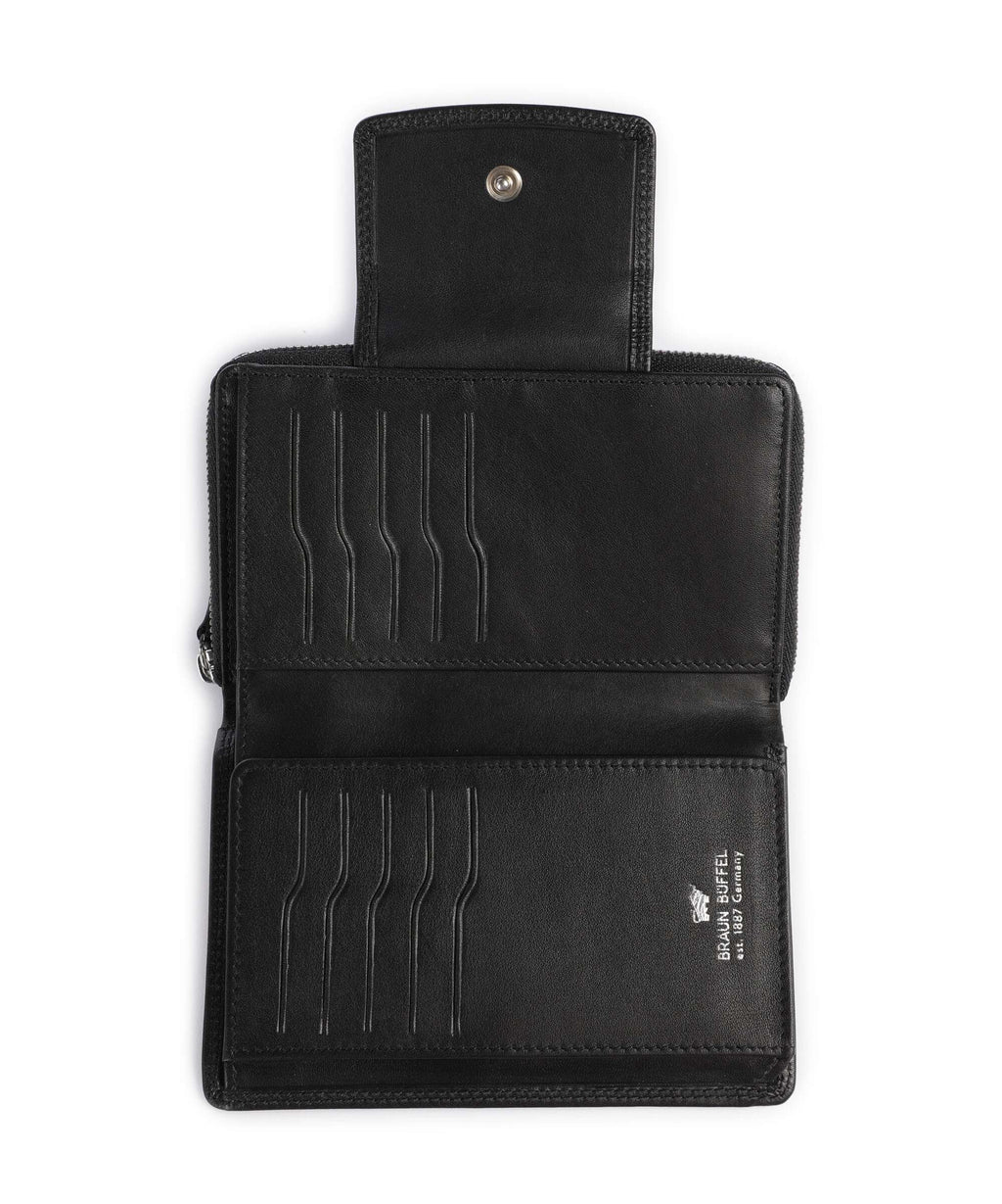 Braun Büffel Golf Wallet schwarz