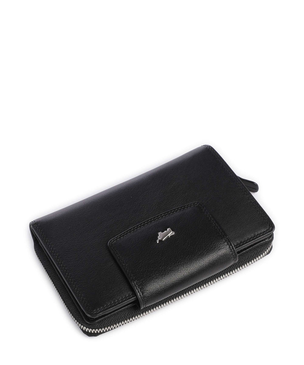 Braun Büffel Golf Wallet schwarz