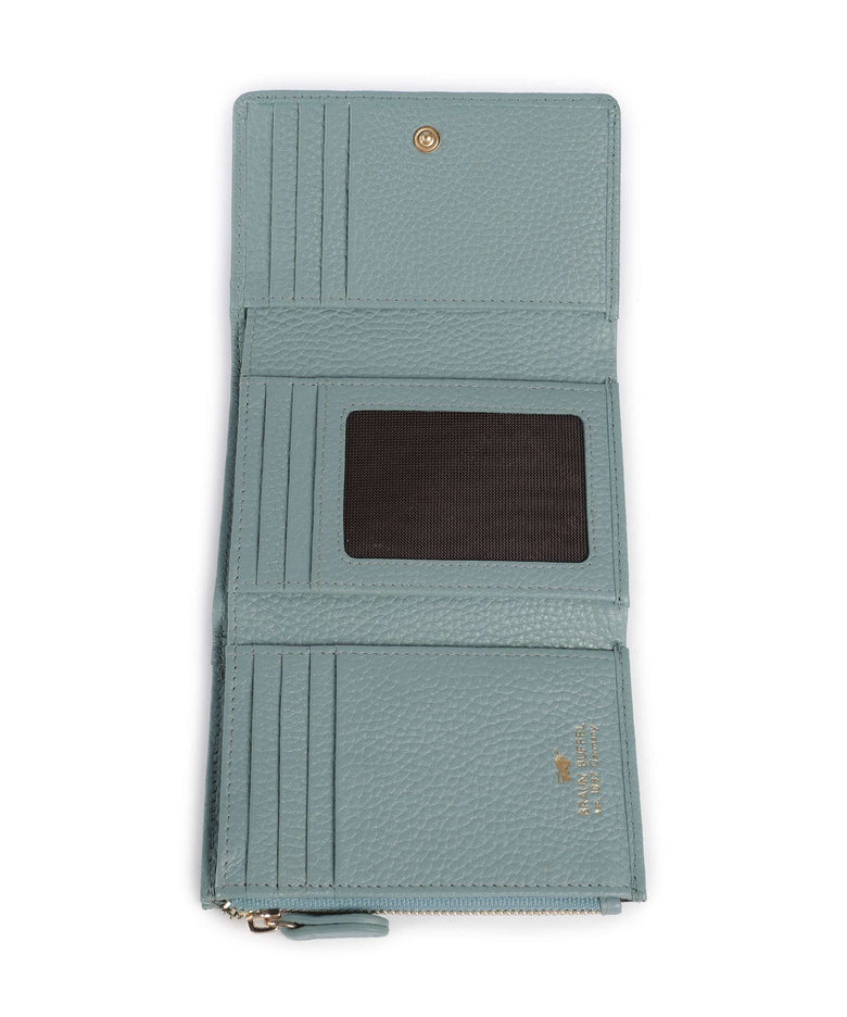 Braun Büffel Asti S Wallet green mistle