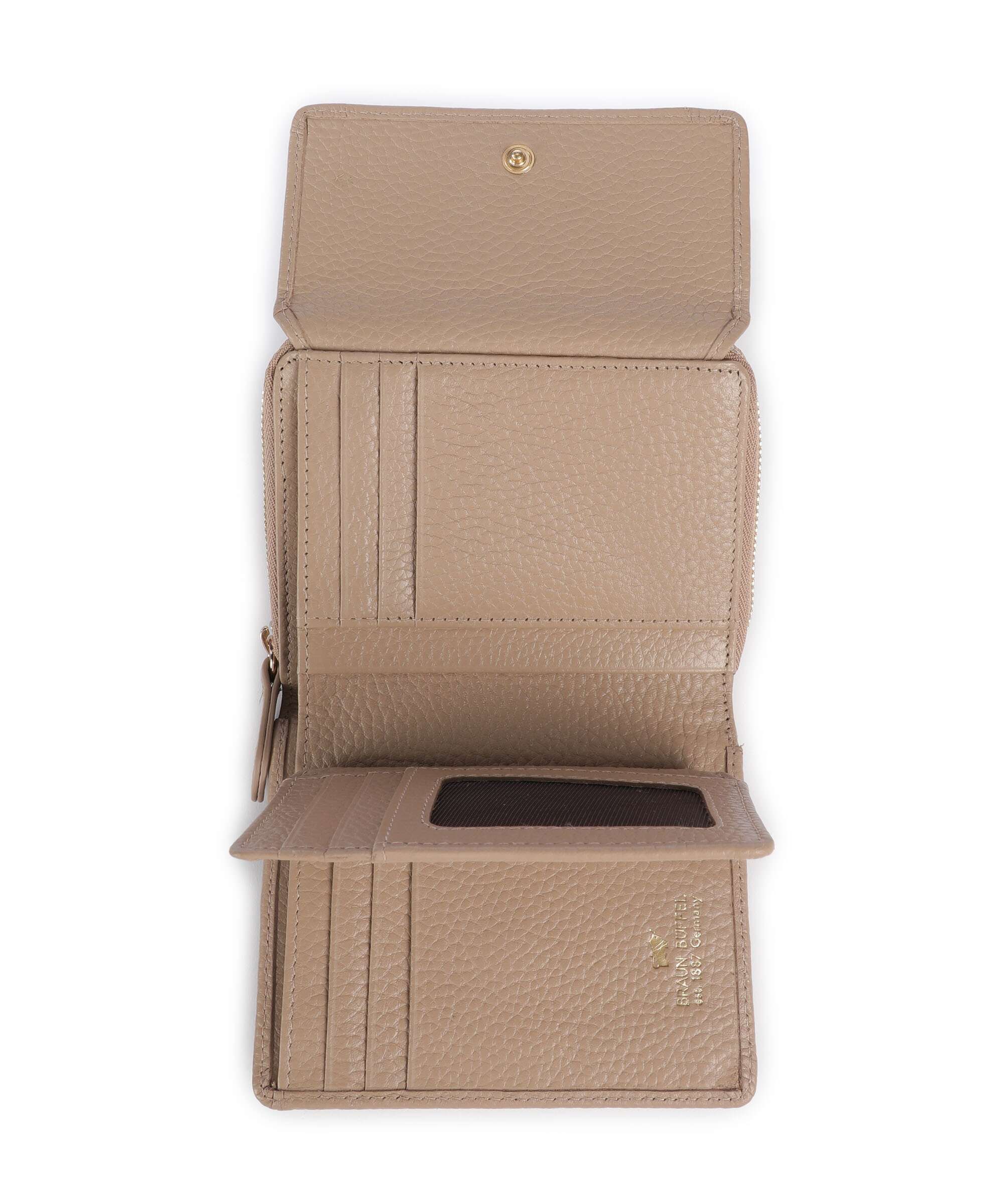 Braun Büffel Asti M Wallet caramel