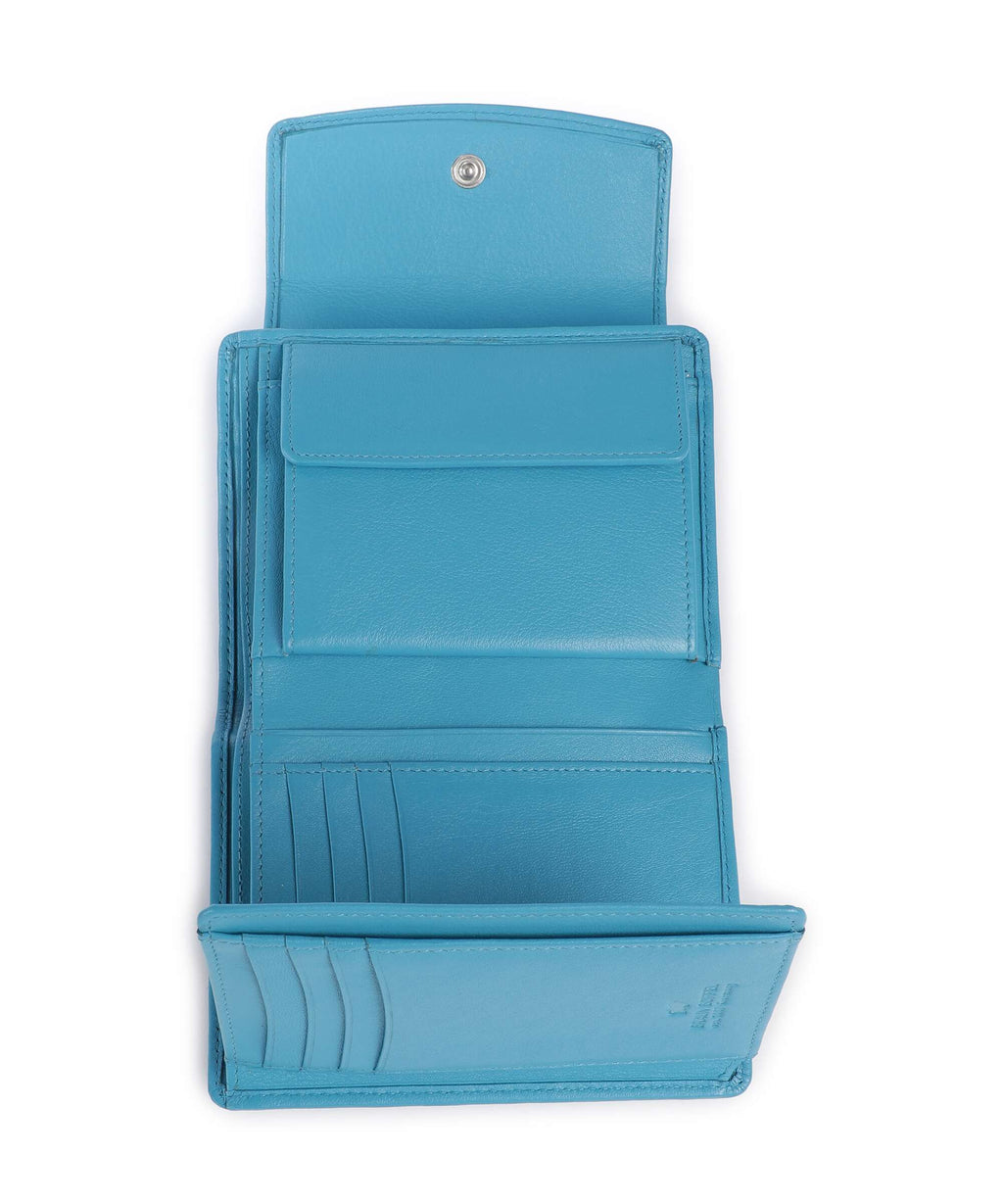 Braun Büffel Joy Wallet indigo blue