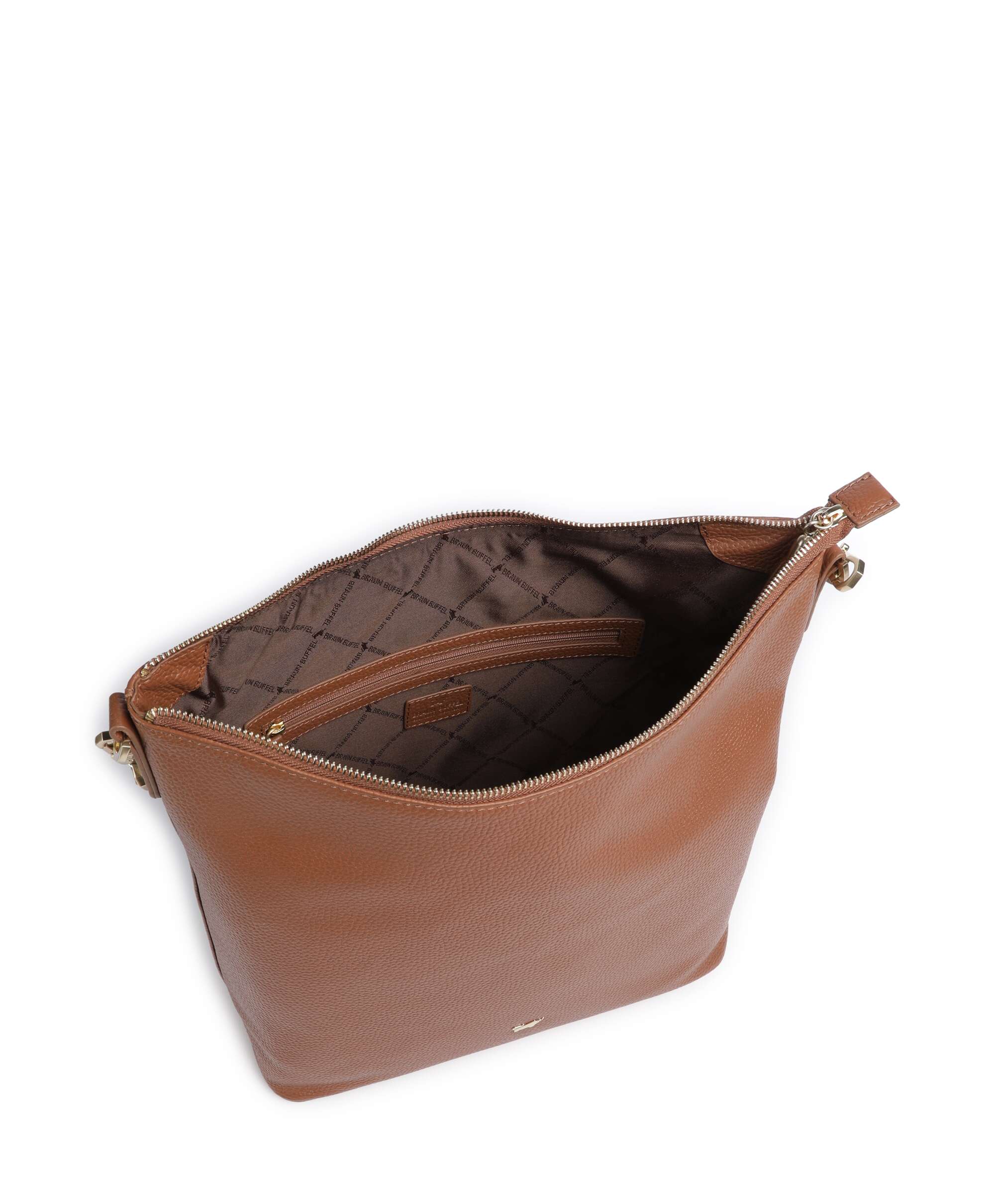 Braun Büffel Hanna M Hobo bag saddle brown