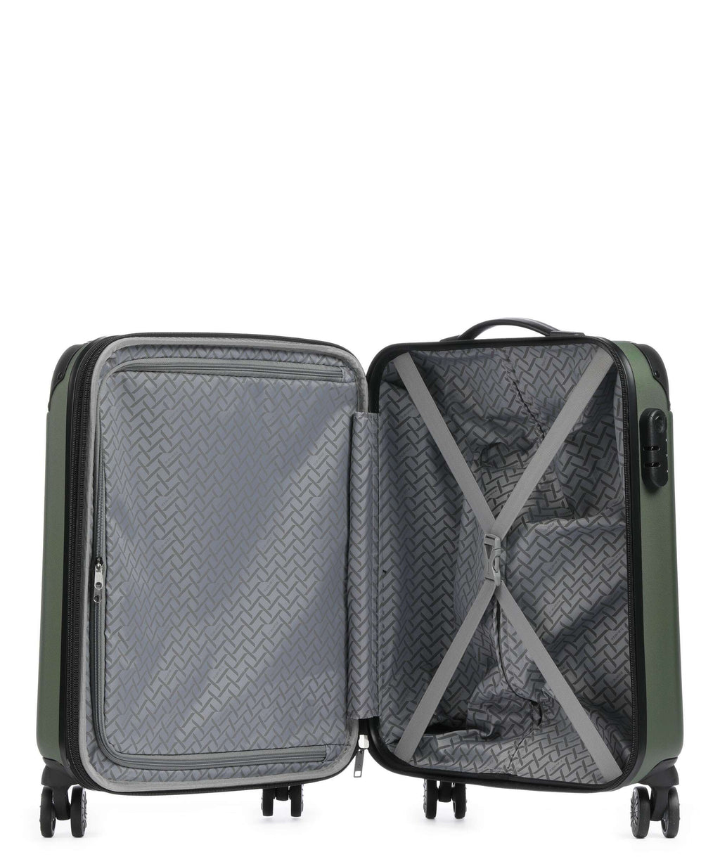 Travelite City Spinner (4 wheels) grün